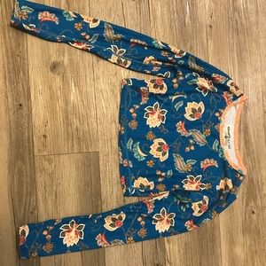 O’Neill size small long sleeve crop top rash guard